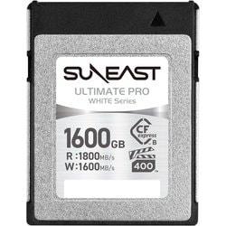 ULTIMATE PRO WHITE Series CFexpress Type B 1600GB VPG400 最大読込1800MB/s 最大書込1600MB/s 最低持続書込み速度1600MB/s SE-CFB160024W1F