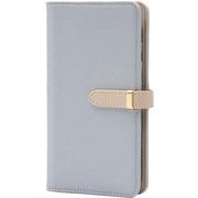 BD-XPAC3-IG [Xperia Ace III 用 ケース 手帳型 ベルテッド スマホケース シンプル スタンド機能 エレガンテ Elegante/アイスグレー]