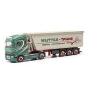 HE317610 1/87 ルノー T フェイスリフト シュテフェライナー セミトレーラー Wuttke Trans [コレクションミニカー]