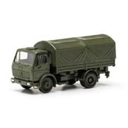 HE747073 1/87 メルセデスベンツ NG 5t 防水シート付 平台トラック 2軸 Bundeswehr ドイツ軍 [コレクションミニカー]
