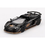 MGT00803-L 1/64 ランボルギーニ アヴェンタドール SVJ 63 ロードスター Nero Aldebaran ブラック 左ハンドル [ダイキャストミニカー]