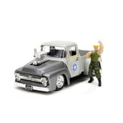 JADA34373 1/24 1956 フォード F-100 ストリートファイター/ガイル フィギュア付 [ダイキャストミニカー]
