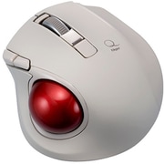 小型 Bluetooth 静音5ボタンレーザー式 親指トラックボール グレージュ MUS-TBLF225GY