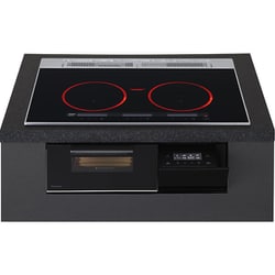 IHクッキングヒーター Aシリーズ 家庭用ビルトインタイプ200V Sオールメタル対応 3口IH 幅75cmタイプ ジェットブラック KZ-CA17MK