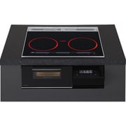 IHクッキングヒーター Aシリーズ 家庭用ビルトインタイプ200V Sオールメタル対応 3口IH 幅60cmタイプ ジェットブラック KZ-CA16MK