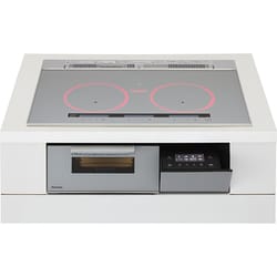 IHクッキングヒーター Aシリーズ 家庭用ビルトインタイプ200V 鉄・ステンレス対応 3口IH 幅75cmタイプ シルバー KZ-CA17TS