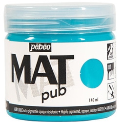 256013 [マットピュブ 140ml NO.13 ターコイズブルー]