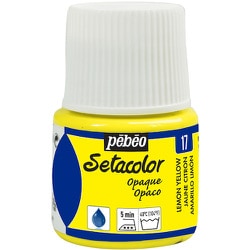 295017 [布用水性アクリル絵具セタカラー不透明色 45ml レモンイエロー]