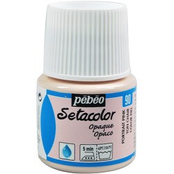 295090 [布用水性アクリル絵具セタカラー不透明色 45ml ポートレートピンク]