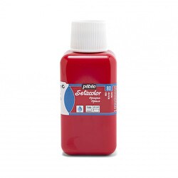 296080 [布用水性アクリル絵具セタカラー不透明 250ml レッド]