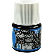 329205 [布用水性アクリル絵具セタカラーグリッター 45ml オニキス]