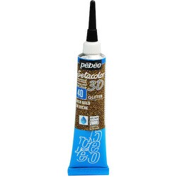 557040 [セタカラー3Dグリッター 20ml NO.40 リッチゴールド]