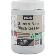 818623 [スチューディオ グリーン アクリリック ブラックジェッソ 225ml]