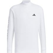 AD24FW JTY67 IM6409 J/XL [ゴルフシャツ メンズ ワーディング モックネック 長袖シャツ J/XL White]