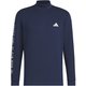 AD24FW JTY67 IM6407 J/L [ゴルフシャツ メンズ ワーディング モックネック 長袖シャツ J/L Collegiate Navy]