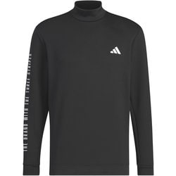 AD24FW JTY67 IM6406 J/XL [ゴルフシャツ メンズ ワーディング モックネック 長袖シャツ J/XL Black]