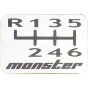 ZZPP25J [MONSTER シフトパターンプレー ト6MT用 B]