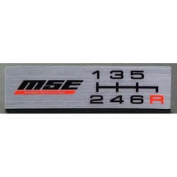 ZZPP25E [MSE シフトパターンプレート ZC32S-6MT用]