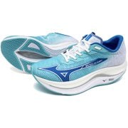 ウエーブリベリオンフラッシュ2 メンズ ランニングシューズ ブルー×ブルー×ホワイト(51) 28cm J1GC2435