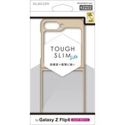 Galaxy Z Flip6 (SC-54E) ケース ハイブリッド カバー 衝撃吸収 軽量 薄型 カメラレンズ保護設計 ワイヤレス充電可 TOUGH SLIM LITE カフェオレ PM-G244TSLFCBE