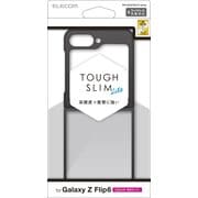 Galaxy Z Flip6 (SC-54E) ケース ハイブリッド カバー 衝撃吸収 軽量 薄型 カメラレンズ保護設計 ワイヤレス充電可 TOUGH SLIM LITE ブラック PM-G244TSLFCBK