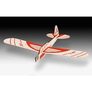 24327 「フライングアクション」 木製飛行機キット バルサバード レッド [組立式グライダー]