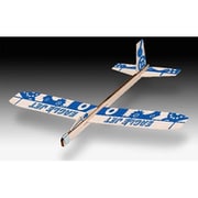 24328 「フライングアクション」 木製飛行機キット バルサバード ブルー [組立式グライダー]