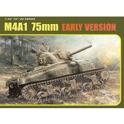 DR6701SP 1/35 WW.II アメリカ軍 M4A1シャーマン 75mm砲搭載 初期型 マジックトラック/アルミ砲身/3Dプリント 増加装甲/3Dプリント ヘッドライトガード＆ホーンガード付属 豪華仕様 [組立式プラスチックモデル]