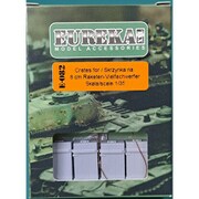 E-082 1/35 WWII 独 8cmロケット弾用 8個入木箱セット 4個入 [プラモデル用パーツ]