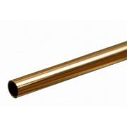 KS8130 真鍮パイプ 外径7/32インチ（5.56mm） 内径4.85mm 長さ12インチ（300mm） 1本入り [工作用素材]