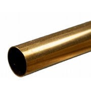KS8132 真鍮パイプ 外径9/32インチ（7.15mm） 内径6.44mm 長さ12インチ（300mm） 1本入り [工作用素材]