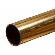 KS8137 真鍮パイプ 外径7/16インチ（11.12mm） 内径10.41mm 長さ12インチ（300mm） 1本入り [工作用素材]