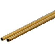 KS815036 真鍮パイプ 外径3/64インチ（1.20mm） 内径0.89mmタイプ 長さ12インチ（300mm） 2本入り [工作用素材]