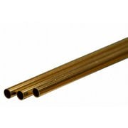 KS9834 真鍮パイプ 外径3.0mm 内径2.55mm 長さ300mm 3本入り [工作用素材]