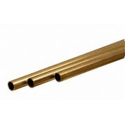 KS9836 真鍮パイプ 外径4.0mm 内径3.55mm 長さ300mm 3本入り [工作用素材]