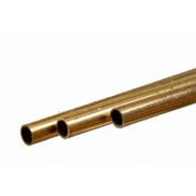 KS9823 真鍮パイプ 外径5.0mm 内径4.1mm 長さ300mm 3本入り [工作用素材]