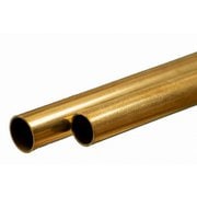 KS9826 真鍮パイプ 外径8.0mm 内径7.1mm 長さ300mm 2本入り [工作用素材]