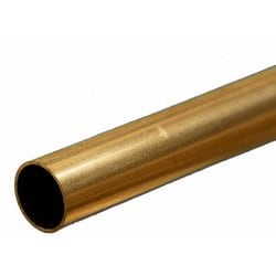 KS9828 真鍮パイプ 外径10mm 内径9.1mm 長さ300mm 1本入り [工作用素材]