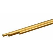 KS8158 真鍮丸棒 外径0.114インチ（2.90mm）＆0.081インチ（2.07mm）＆0.072インチ（1.83mm） 各1本入り [工作用素材]