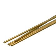 KS9860 真鍮丸棒 外径0.5mm 長さ300mm 5本入り [工作用素材]