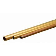 KS5075 手で曲げられる真鍮パイプ 外径3/32インチ（2.39mm）＆外径1/8インチ（3.18mm）＆外径5/32インチ（3.97mm） 長さ12インチ（300mm） 各1本入り [工作用素材]