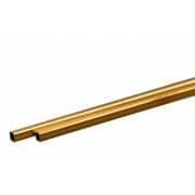 KS8150 真鍮角パイプ 1辺3/32インチ（2.39mm） 肉厚0.014インチ（0.36mm） 長さ12インチ（300mm） 2本入り [工作用素材]