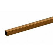 KS8152 真鍮角パイプ 1辺5/32インチ（3.97mm） 肉厚0.014インチ（0.36mm） 長さ12インチ（300mm） 1本入り [工作用素材]