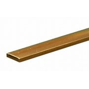 KS8226 真鍮帯板 厚さ0.090インチ（2.29mm） 幅1/2インチ（12.70mm） 長さ12インチ（300mm） 1本入り [工作用素材]