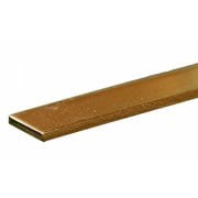 KS8227 真鍮帯板 厚さ0.090インチ（2.29mm） 幅3/4インチ（19.05mm） 長さ12インチ（300mm） 1本入り [工作用素材]