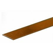 KS8238 真鍮帯板 厚さ0.025インチ（0.64mm） 幅3/4インチ（19.05mm） 長さ12インチ（300mm） 1本入り [工作用素材]