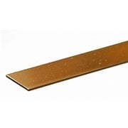 KS8243 真鍮帯板 厚さ0.032インチ（0.82mm） 幅3/4インチ（19.05mm） 長さ12インチ（300mm） 1本入り [工作用素材]