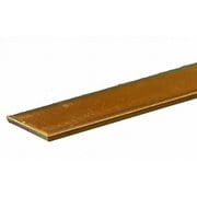 KS8247 真鍮帯板 厚さ0.064インチ（1.63mm） 幅3/4インチ（19.05mm） 長さ12インチ（300mm） 1本入り [工作用素材]