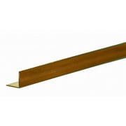 KS9882 真鍮L字型棒 1辺1/4インチ（6.35mm） 長さ12インチ（300mm） 1本入り [工作用素材]