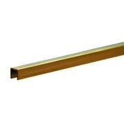 KS9885 真鍮板 コの字型棒1辺1/8インチ（3.18mm） 長さ12インチ（300mm） 1本入り [工作用素材]